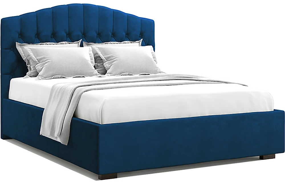 Современная двуспальная кровать Лугано Блю