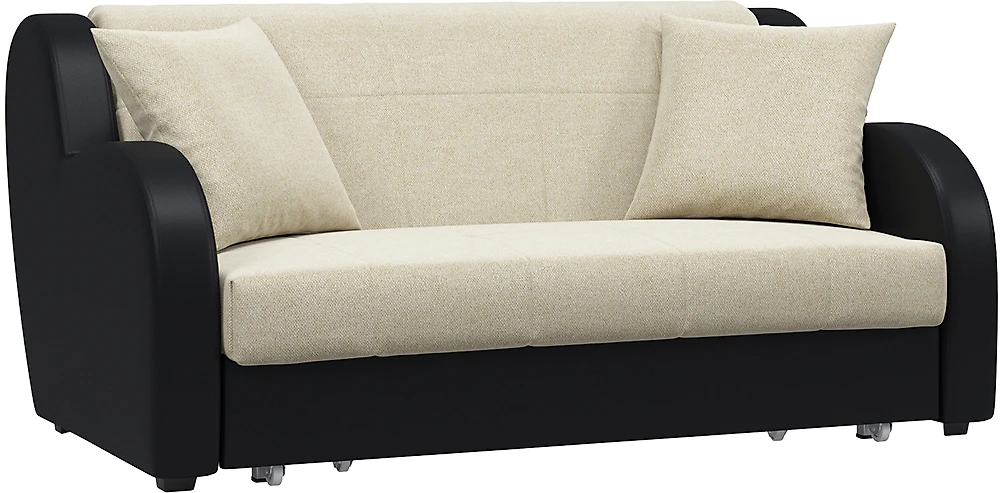 Прямой диван с механизмом аккордеон Барон с подлокотниками Дизайн 3