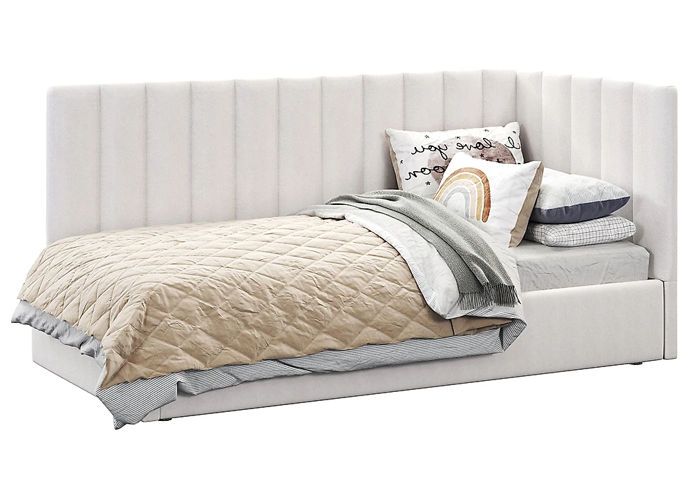 Односпальная кровать с подъемным механизмом 90х200 Тиволи Дизайн-6