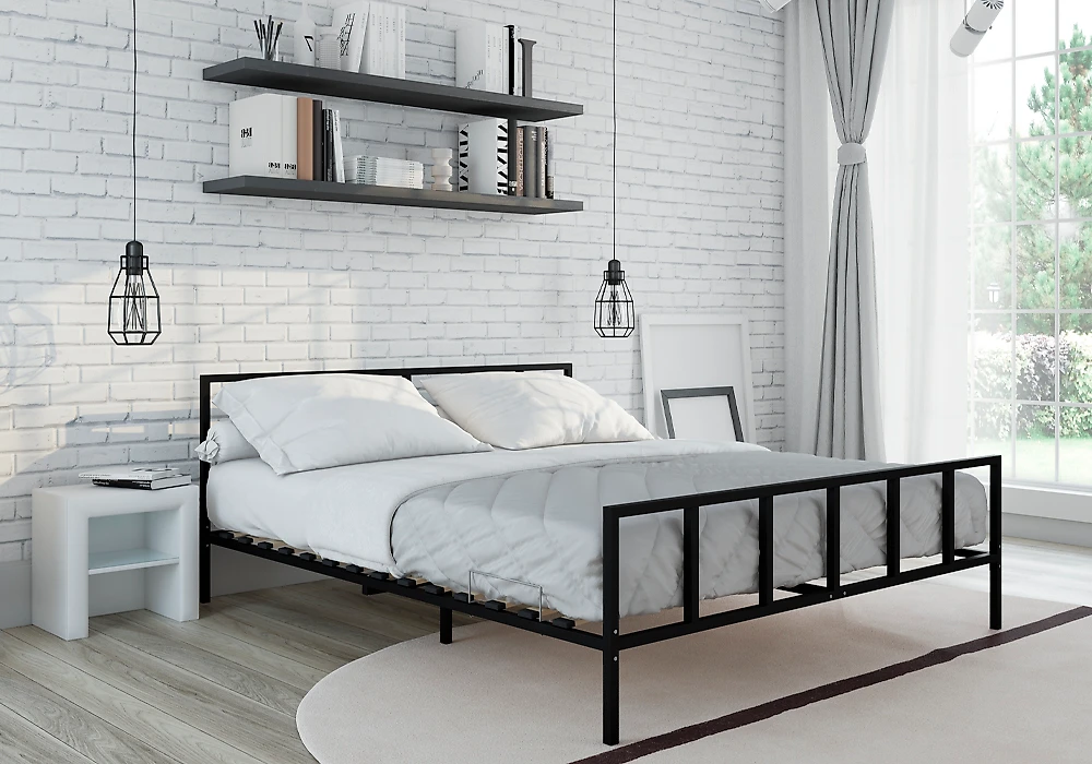 Кровать в современном стиле Остин Блэк 160х200