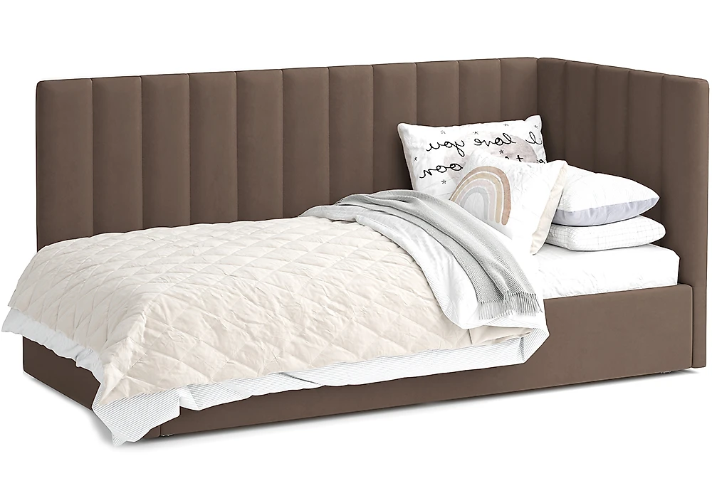 Кровать с мягкой спинкой Тиволи Дизайн-4