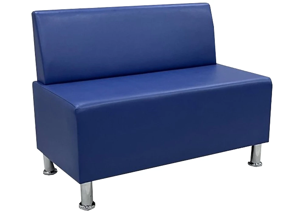 Синий прямой диван Бизнес Дизайн 3
