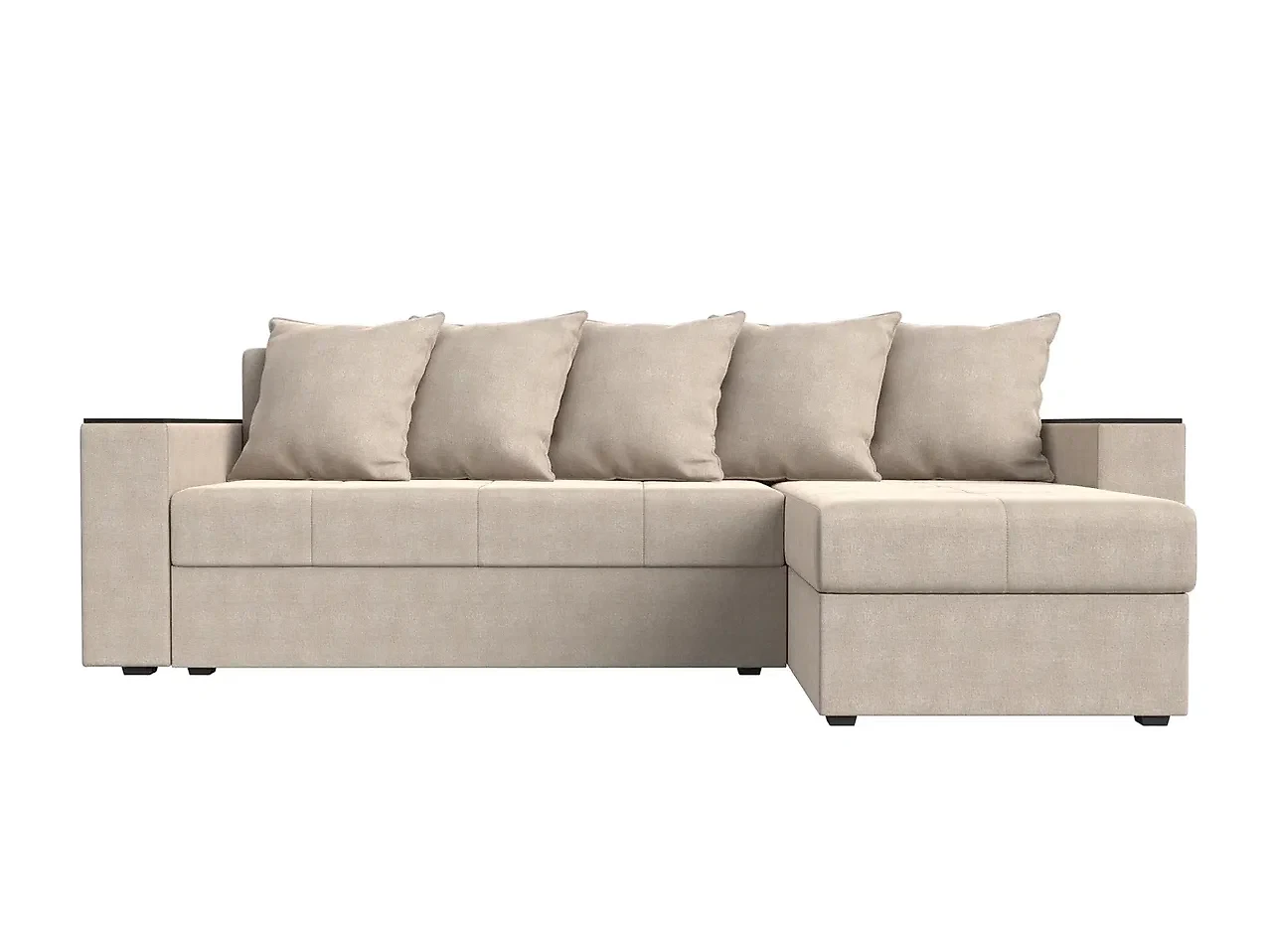 Угловой диван для ежедневного сна Дубай Лайт Кантри Беж