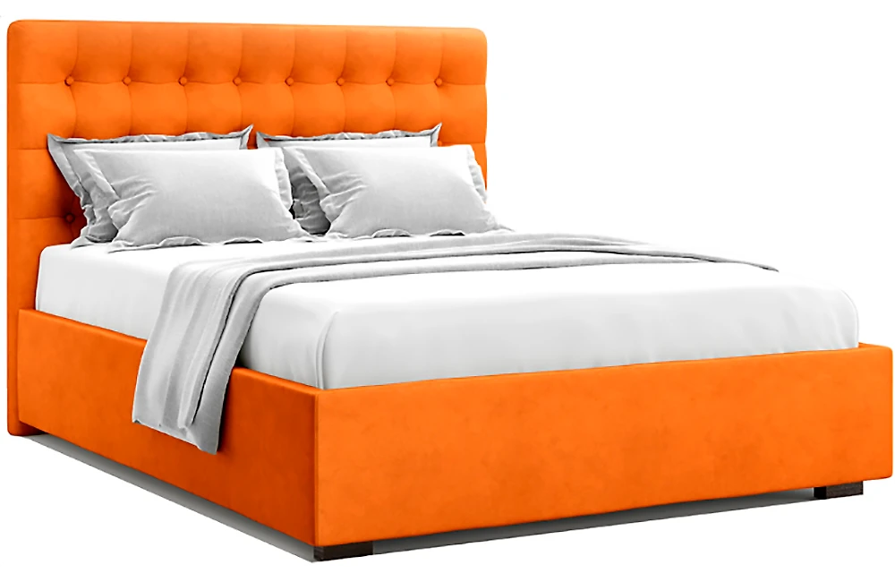 Кровать из ЛДСП  Брайерс (Эмбер) Оранж