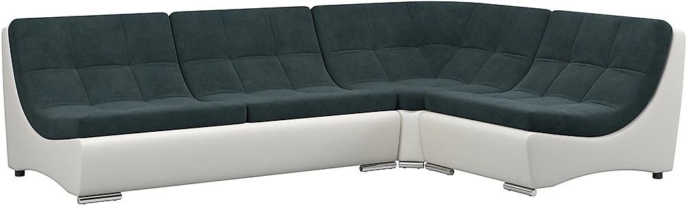 Угловой диван для офиса Монреаль-4 Индиго