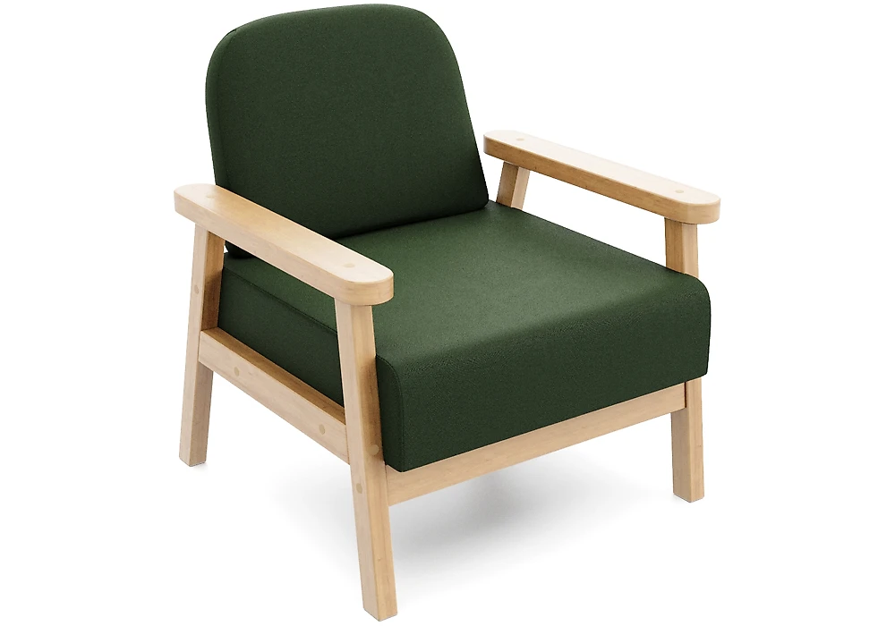 Зелёное кресло Флори Грасс