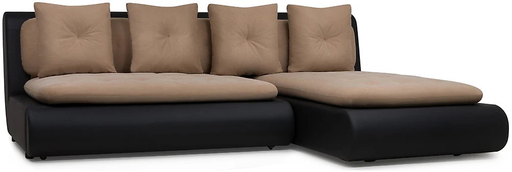 Угловой диван для офиса Кормак-1 Плюш Латте