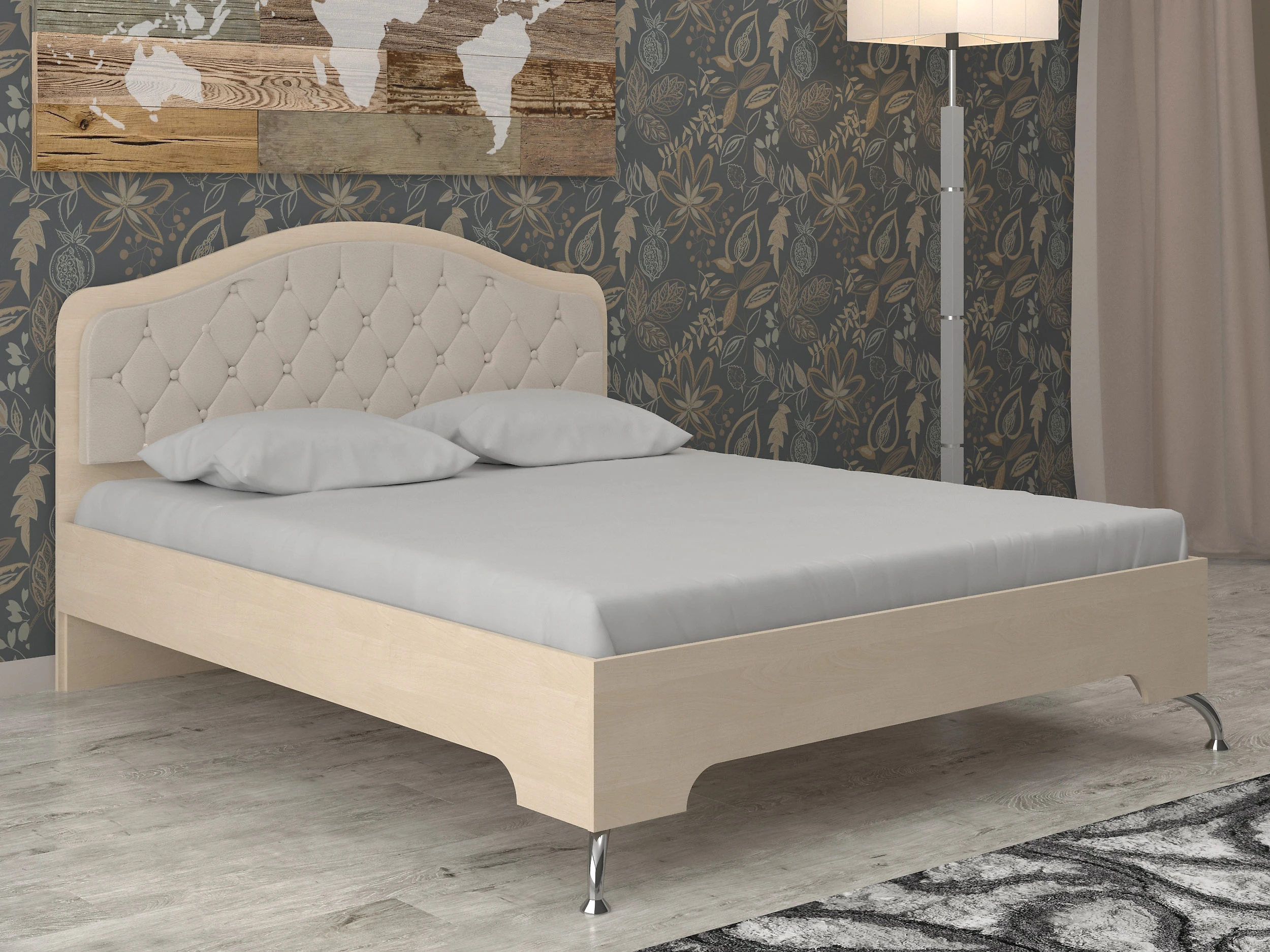 Кровать в современном стиле Луиза-4 КС2 Дизайн-2