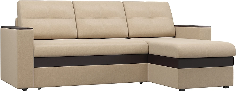 Угловой диван с независимым пружинным блоком Атланта Дизайн 2