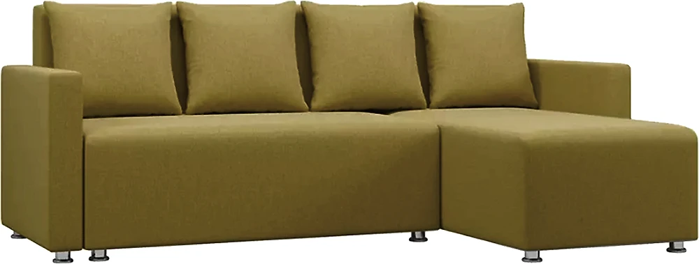 Угловой диван еврокнижка Каир с подлокотниками Дизайн 3
