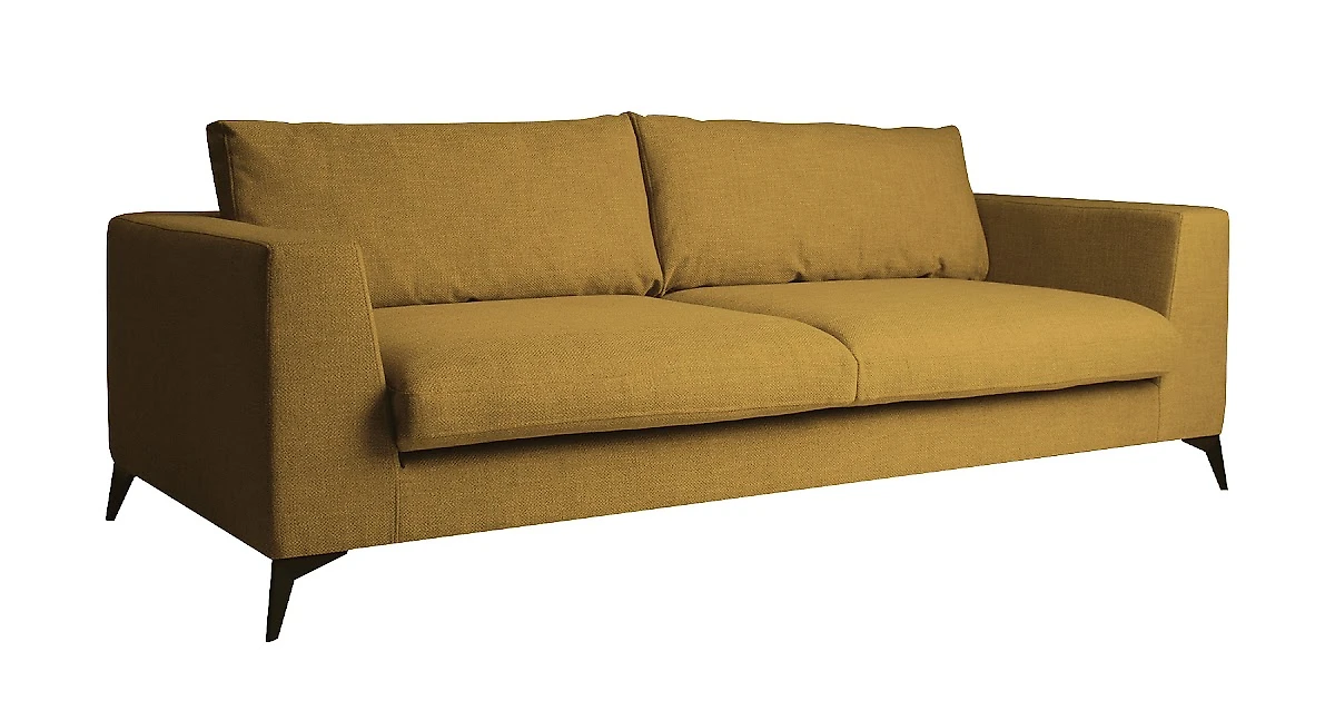 Жёлтый прямой диван Lennox Twin 338,4