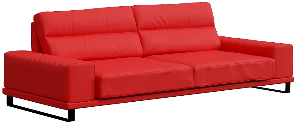 Прямой диван кожаный Рипозо Ред