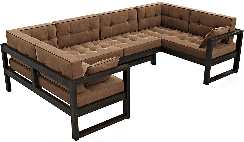 Угловой диван с подушками Астер-П 10