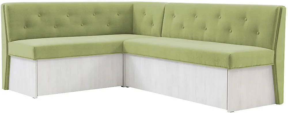 угловой диван для кухни Верона угловой Зеленый