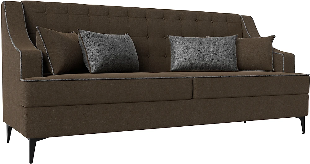 диван для гостиной Марк Кантри Коричневый-Серый