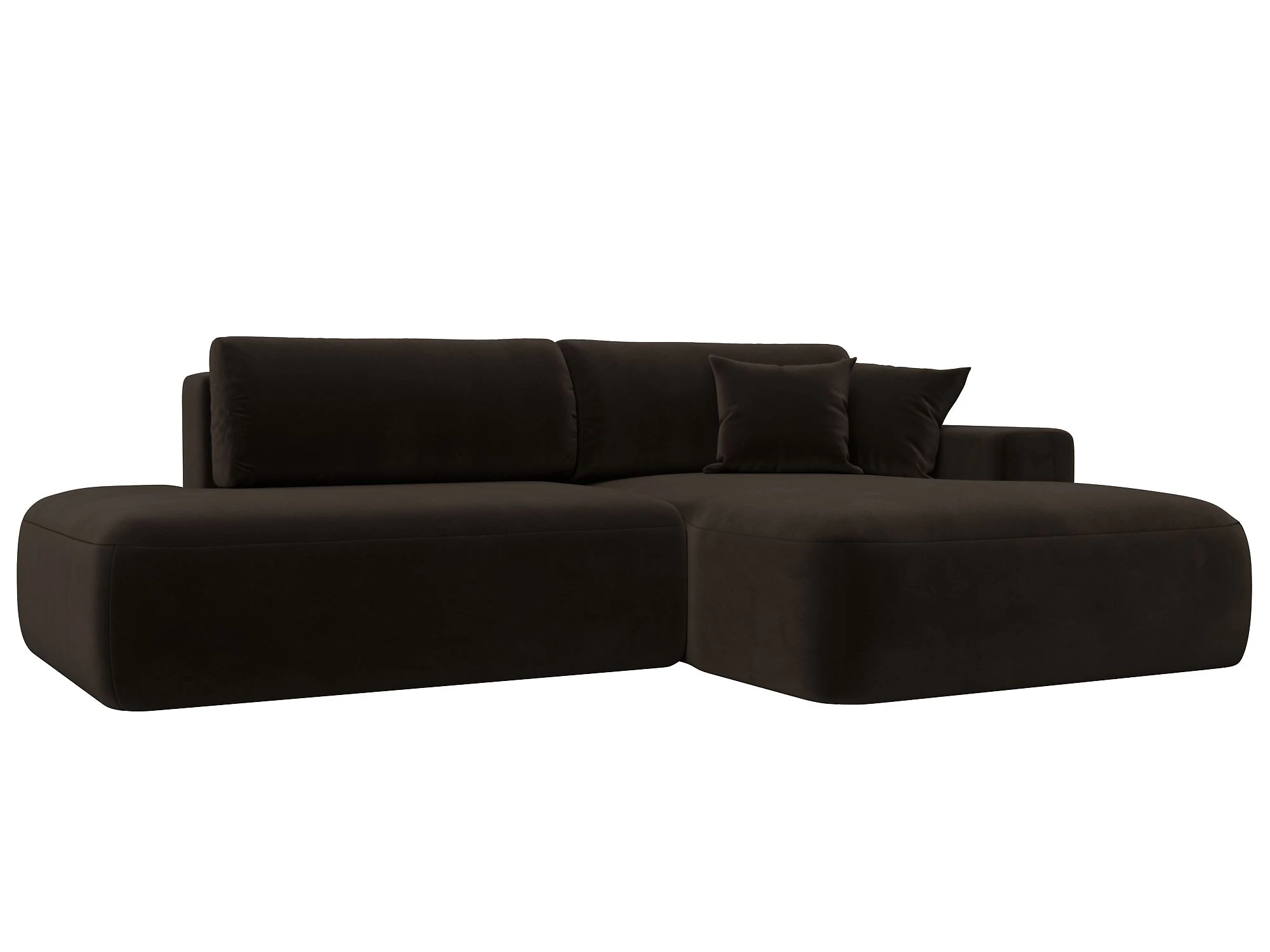 Коричневый диван Лига-036 Модерн Дизайн 3