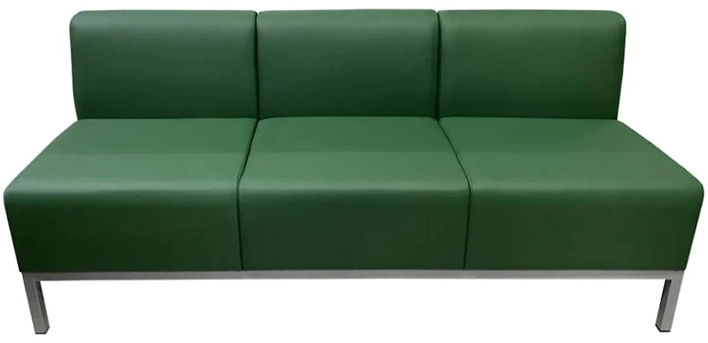 диван на металлическом каркасе Компакт Грин трехместный
