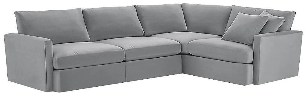 Угловой диван с независимым пружинным блоком Марсия Грей