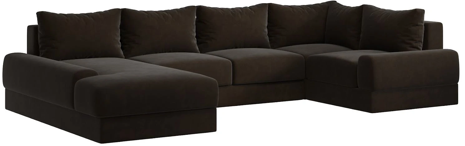 Угловой диван с подушками Ариети-П Дизайн 3