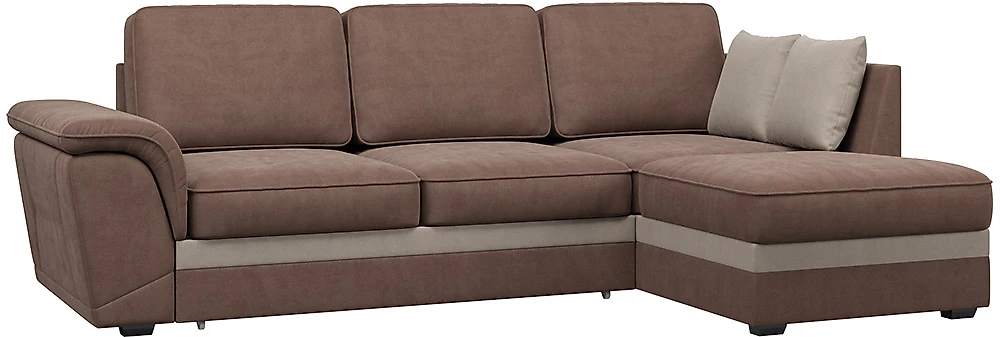 Угловой диван с левым углом Милан Какао