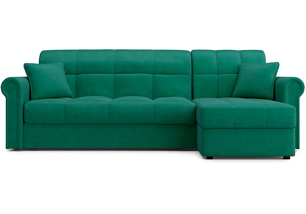 угловой диван для детской Мадрид с оттоманкой Дизайн 7
