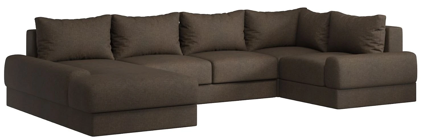  угловой диван с оттоманкой Ариети-П Дизайн 1