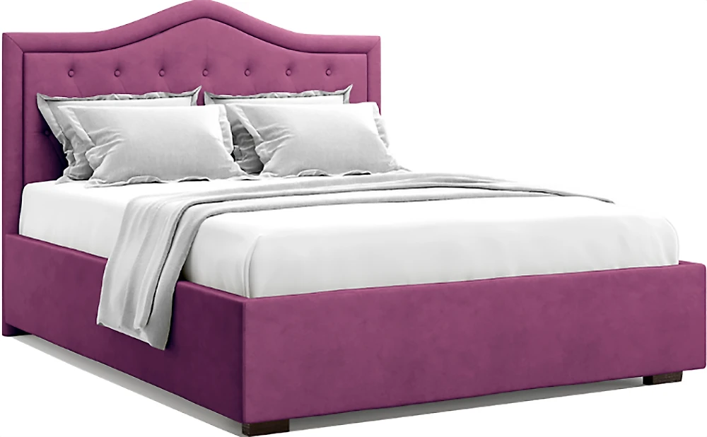 Кровать с мягкой спинкой Тибр Фиолет