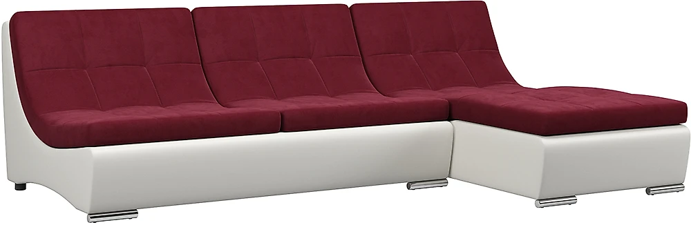  угловой диван с оттоманкой Монреаль-1 Марсал
