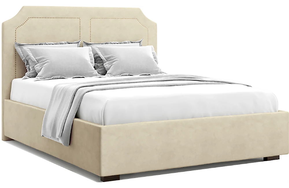 Современная двуспальная кровать Лаго Беж