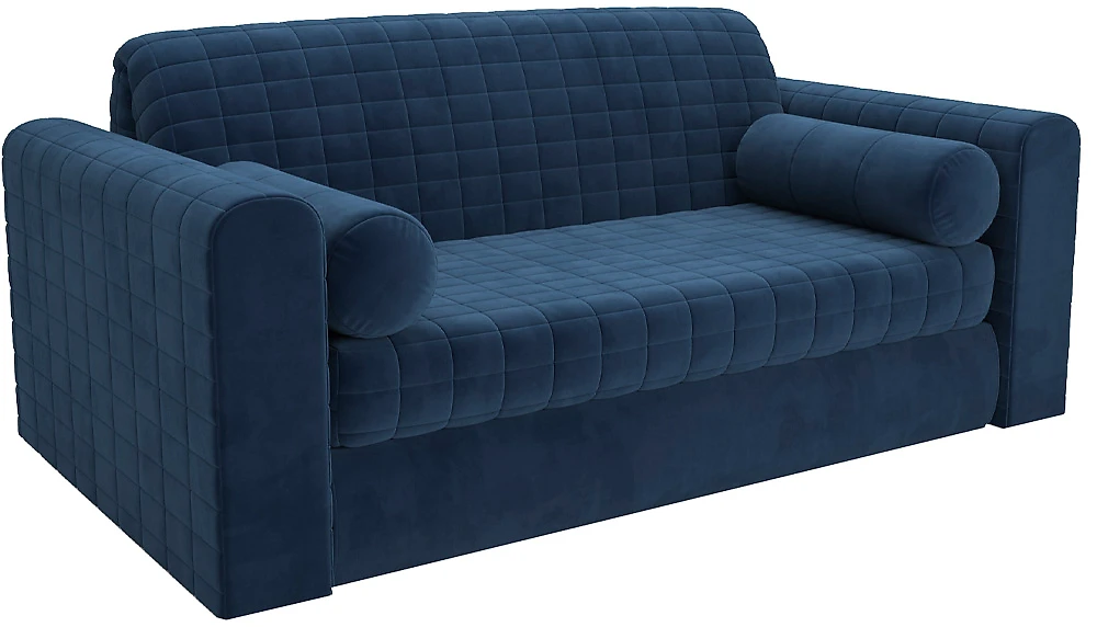 Синий диван Барон-5 Плюш Блу