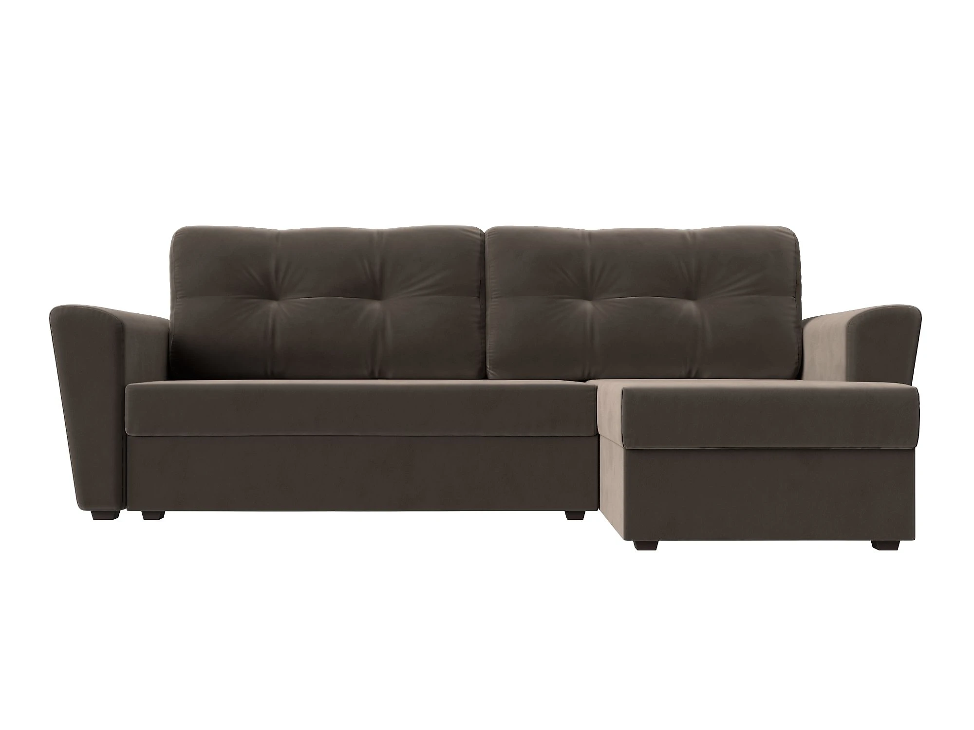 Угловой диван для гостиной Амстердам Лайт Плюш Дизайн 5