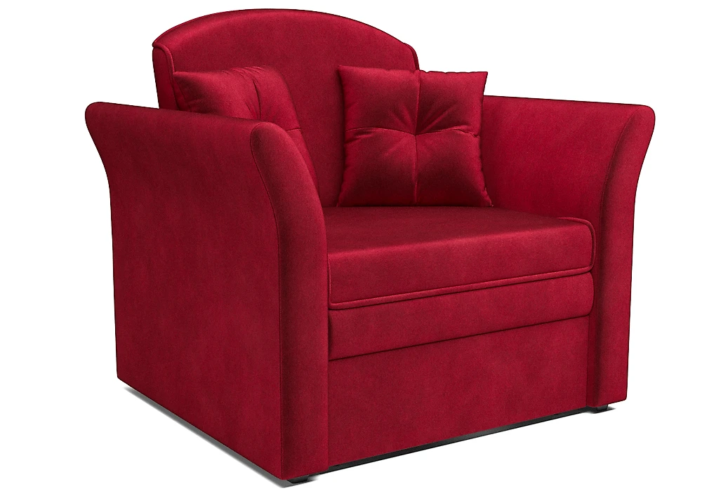 Кресло-кровать  Малютка 2 Бархат Красный