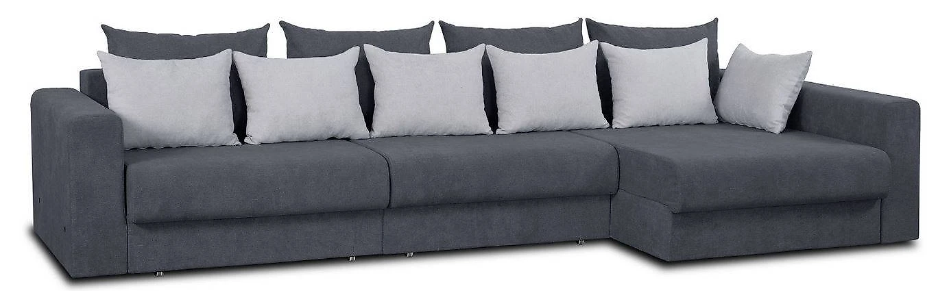 Модульный диван трансформер Модена-5 Плюш Графит